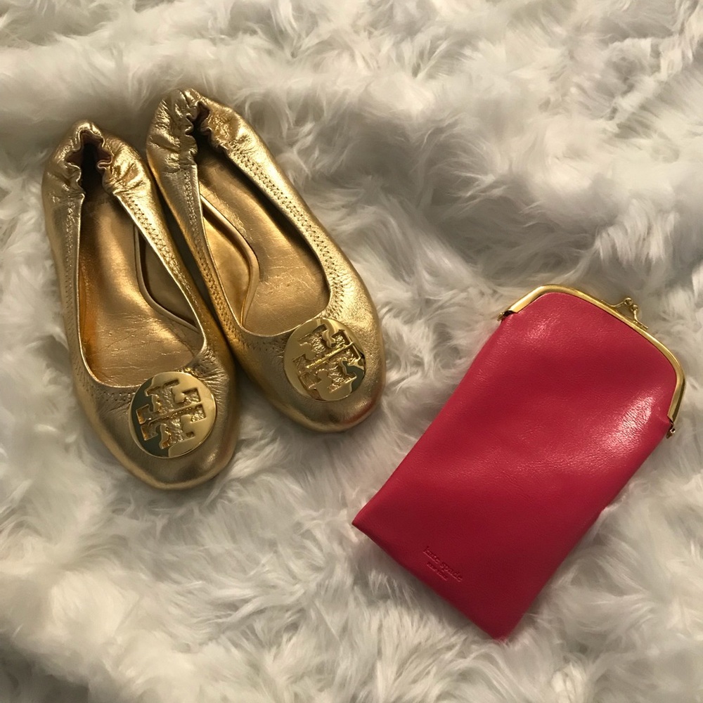 🎀GOLD TB FLATS🎀